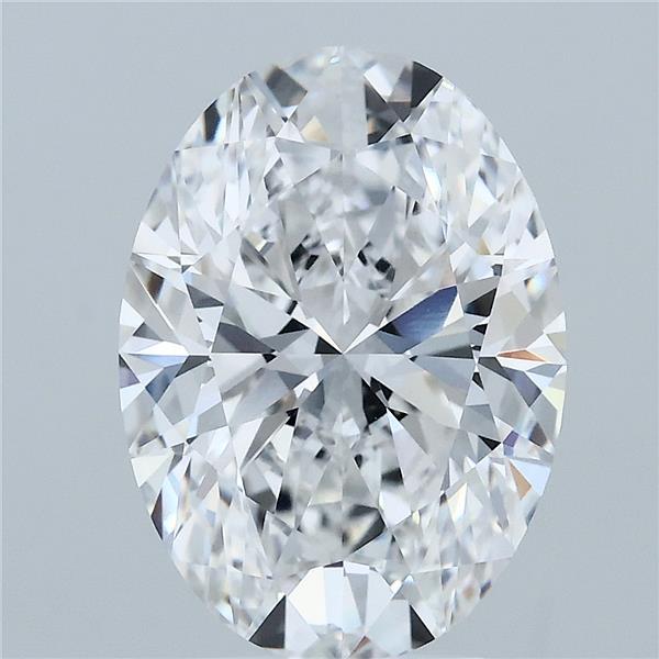 4.09ct Oval D VVS2 Lab Created Diamond