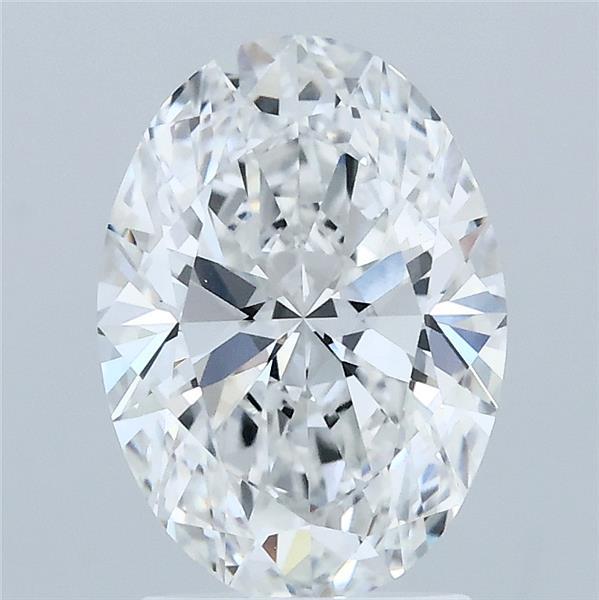 2.07ct Oval E VVS2 Lab Created Diamond