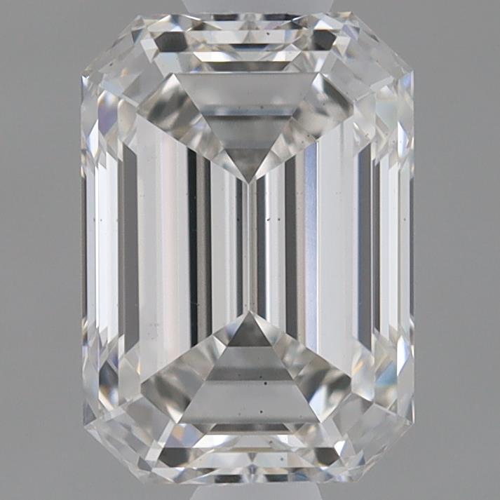 0.82ct Emerald F VS1 Lab Created Diamond