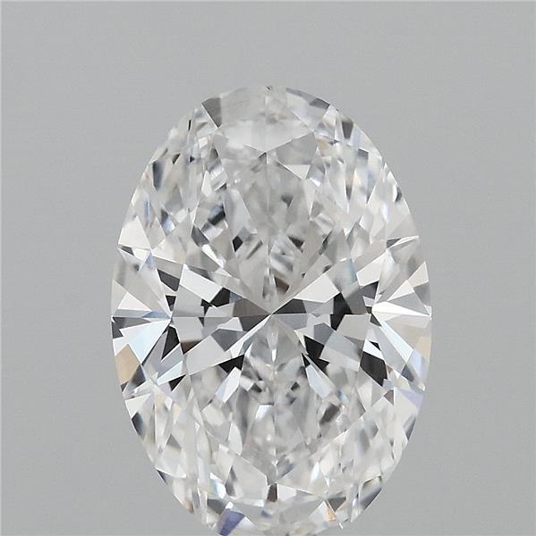 3.05ct Oval D VVS1 Lab Created Diamond