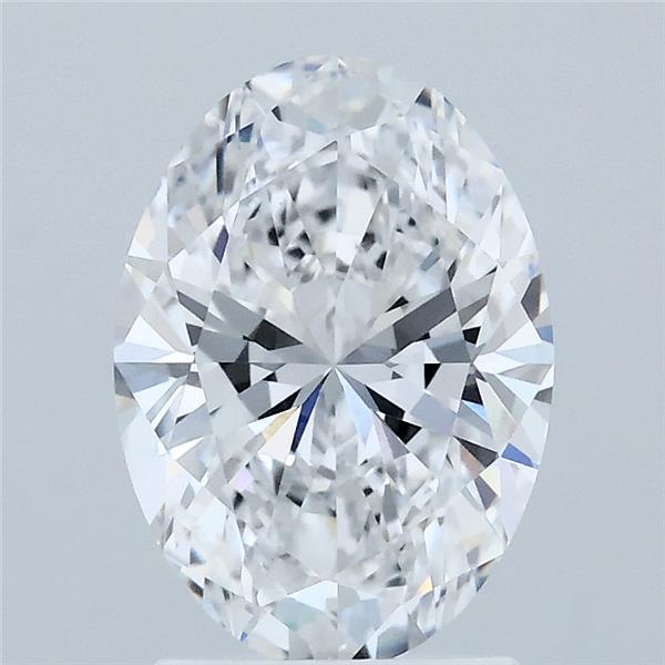 2.06ct Oval D VVS2 Lab Created Diamond