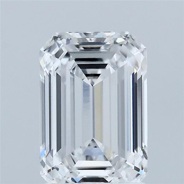 1.6ct Emerald D VVS2 Lab Created Diamond