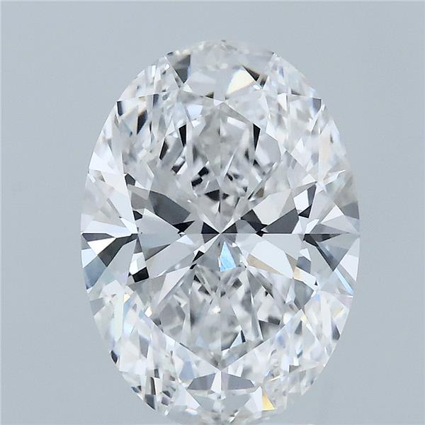 3.09ct Oval E VVS2 Lab Created Diamond