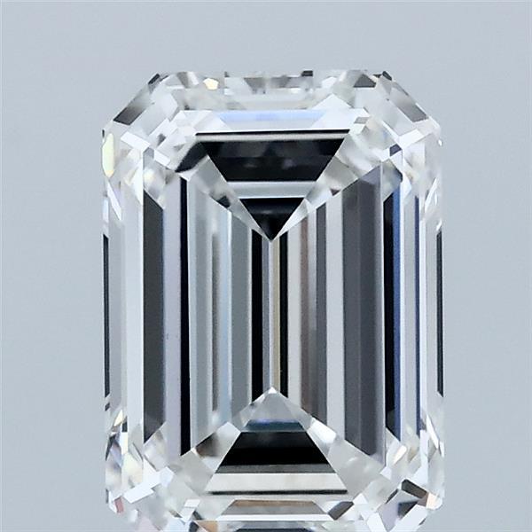 2ct Emerald F VVS2 Lab Created Diamond