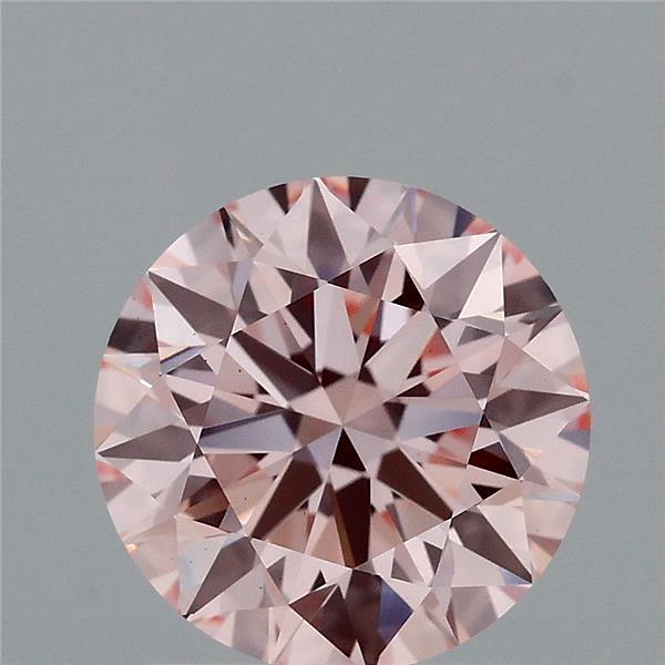 1.69ct Round FANCY INTENSE PINK VS1 Lab Created Diamond