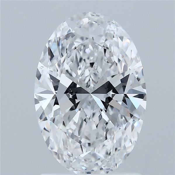 1.6ct Oval D VVS2 Lab Created Diamond