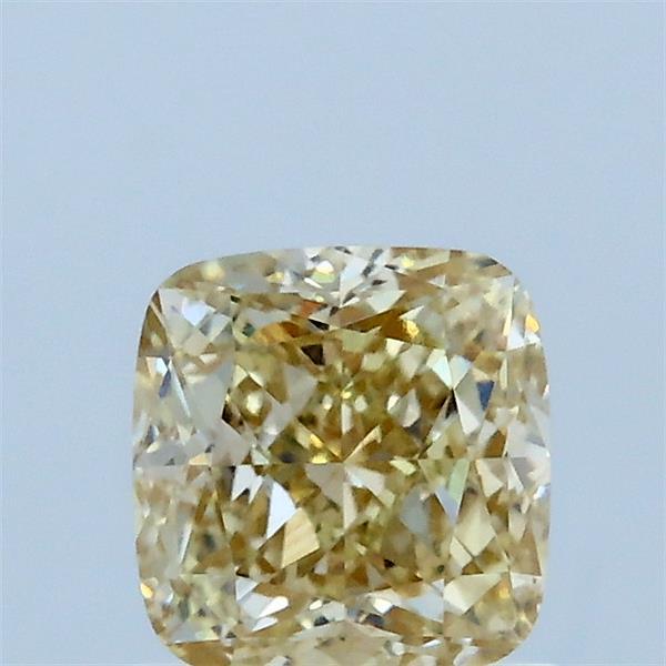 1.03ct Cushion LIGHT YELLOW VVS2 Lab Created Diamond