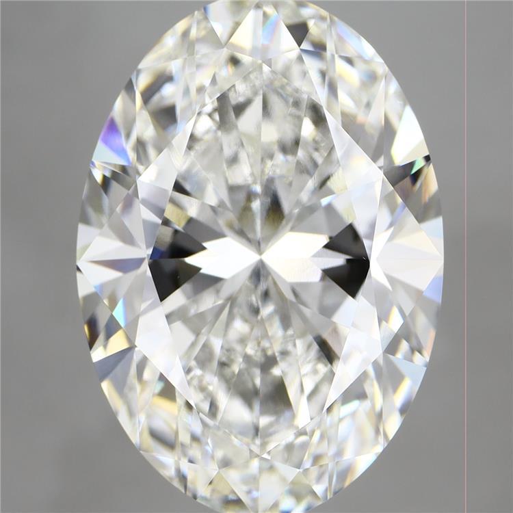 13.01ct Oval F VVS2 Lab Created Diamond