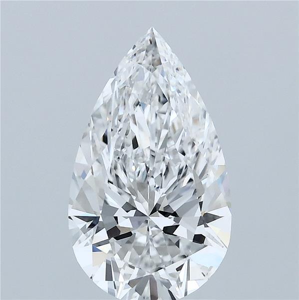 2.25ct Pear E VVS2 Lab Created Diamond