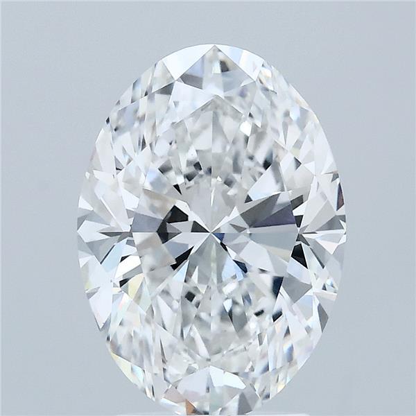 3.02ct Oval F VVS2 Lab Created Diamond