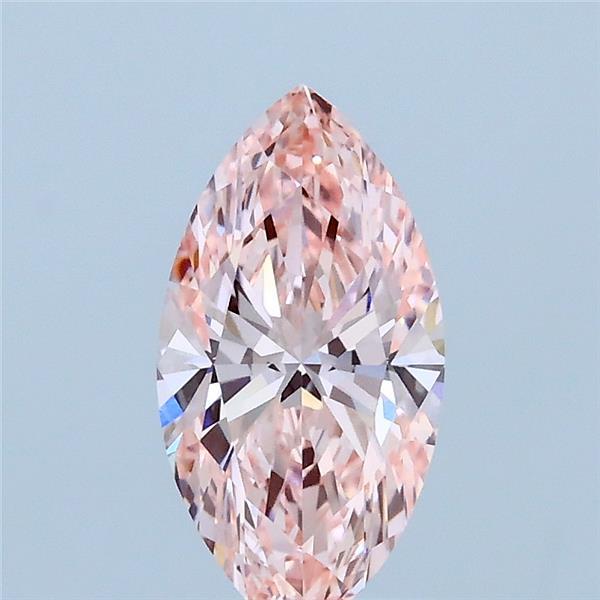 1.01ct Marquise FANCY INTENSE PINK VVS2 Lab Created Diamond