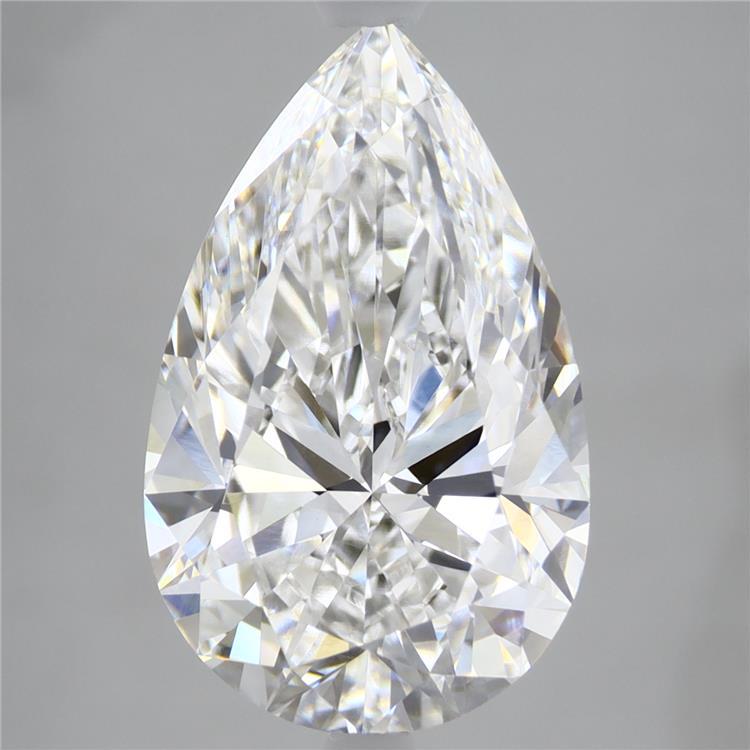 4.92ct Pear E VVS2 Lab Created Diamond