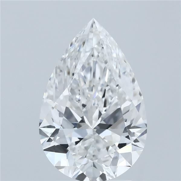 3ct Pear E VVS1 Lab Created Diamond
