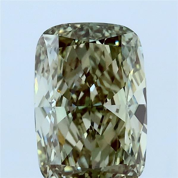 2.04ct Cushion FANCY INTENSE GREEN VS1 Lab Created Diamond