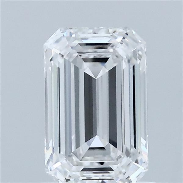 1.08ct Emerald D VVS2 Lab Created Diamond