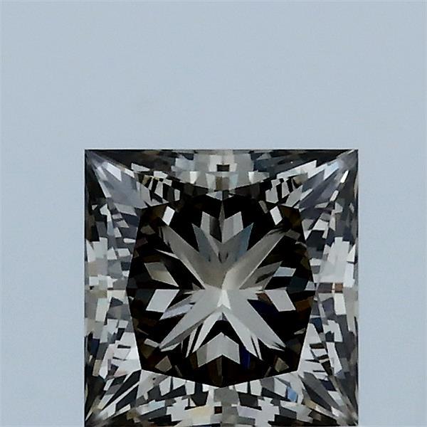 1.1ct Princess FANCY GREY VVS2 Lab Created Diamond