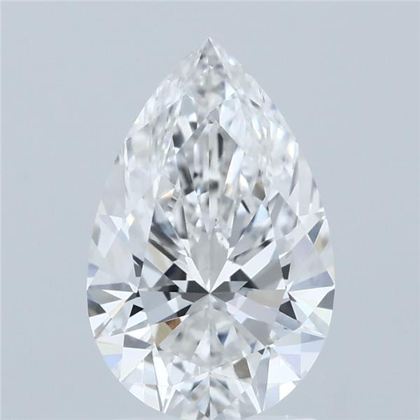 2.05ct Pear E VVS2 Lab Created Diamond