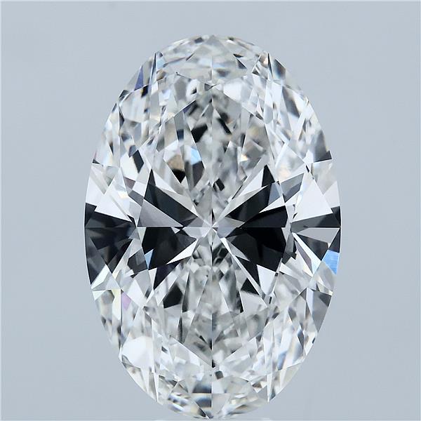 10.01ct Oval F VVS2 Lab Created Diamond
