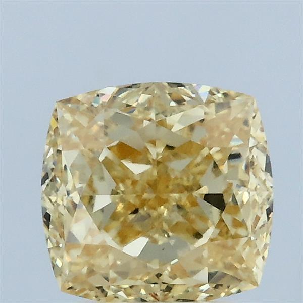 1.66ct Cushion FANCY INTENSE YELLOW VVS2 Lab Created Diamond