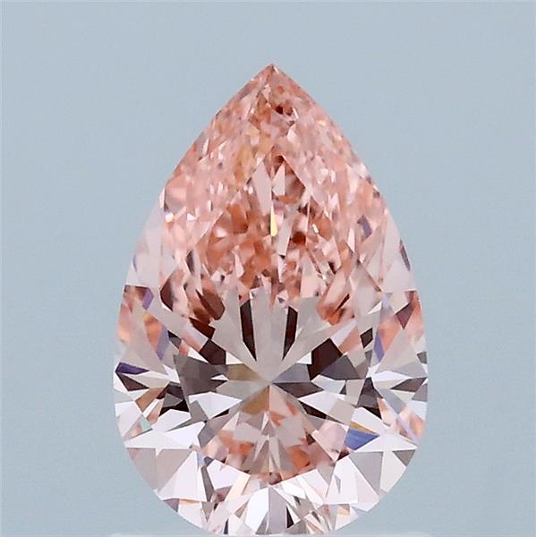1.02ct Pear FANCY VIVID PINK VVS2 Lab Created Diamond