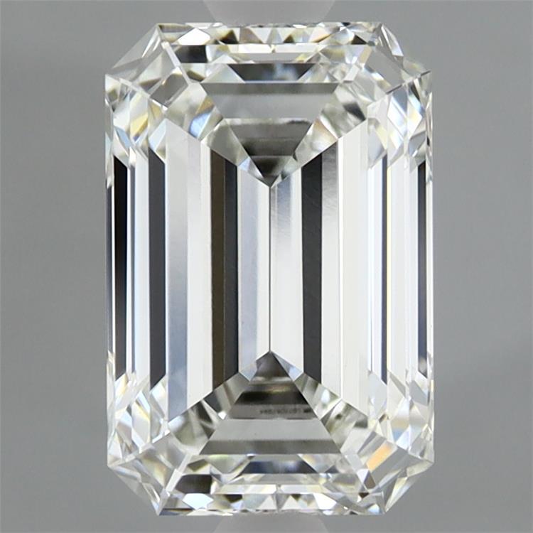2.38ct Emerald G VVS2 Lab Created Diamond