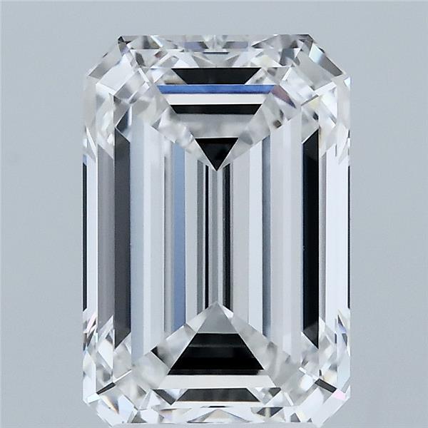 3.24ct Emerald E VVS2 Lab Created Diamond
