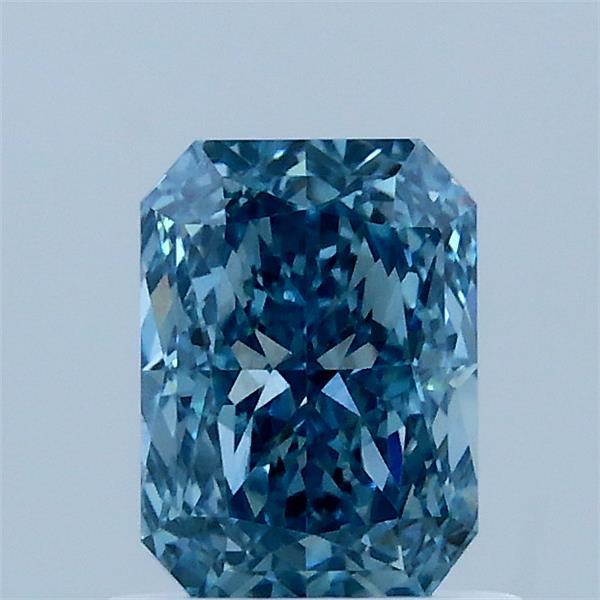1.02ct Radiant FANCY VIVID BLUE VS1 Lab Created Diamond