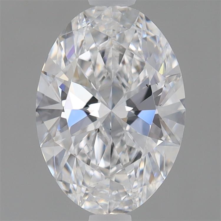 0.98ct Oval D VS2 Lab Created Diamond