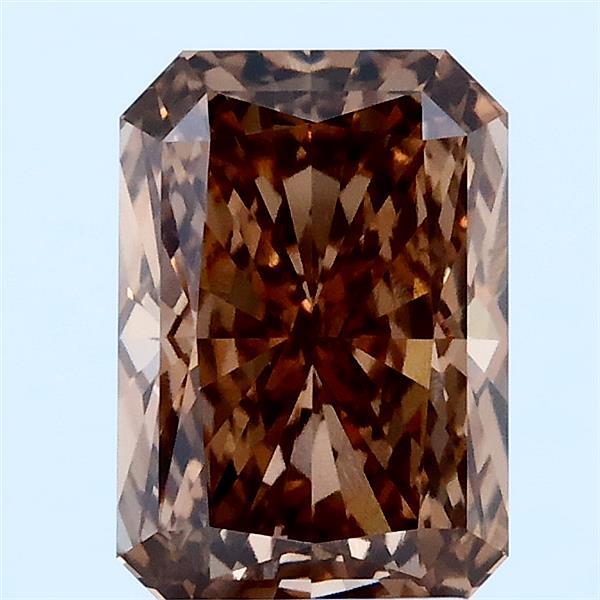 2.02ct Radiant FANCY BROWN VS1 Lab Created Diamond