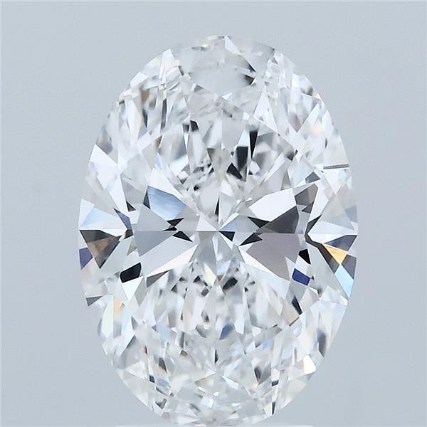 2.92ct Oval D VVS2 Lab Created Diamond