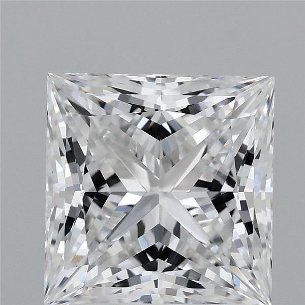 3.23ct Princess E VVS2 Lab Created Diamond