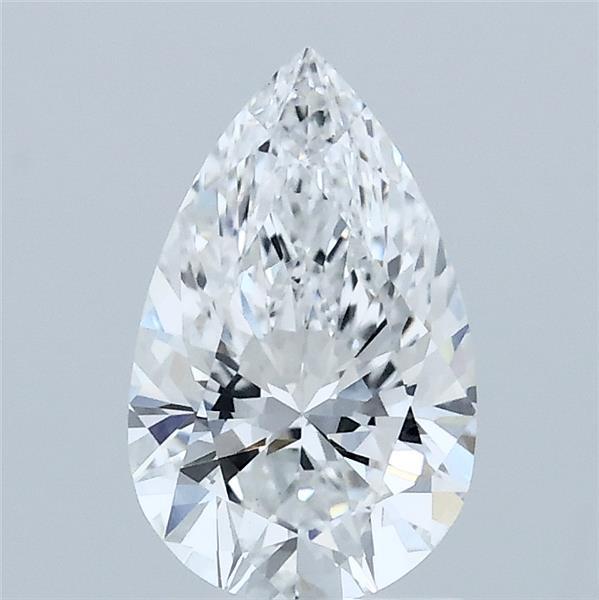 1.08ct Pear D VVS2 Lab Created Diamond