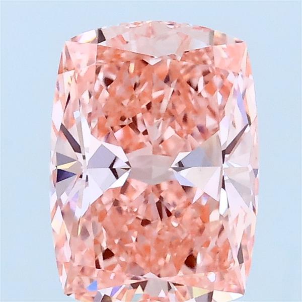 1.51ct Cushion FANCY VIVID PINK VS1 Lab Created Diamond