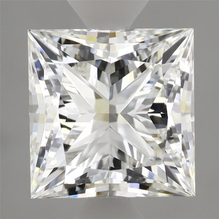 2.71ct Princess E VVS1 Lab Created Diamond