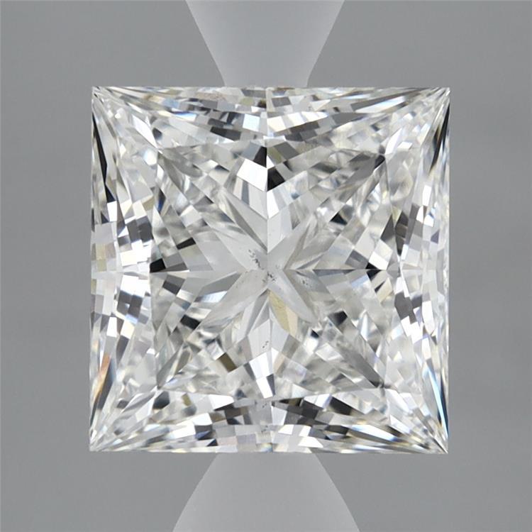 2.81ct Princess E VS2 Lab Created Diamond