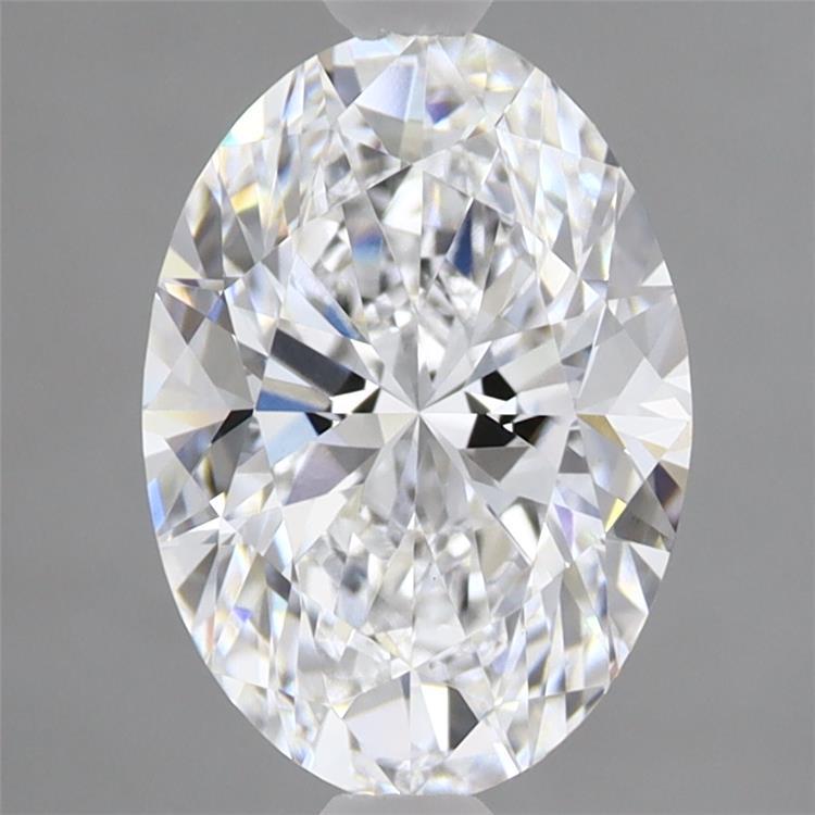 2.06ct Oval D VVS2 Lab Created Diamond