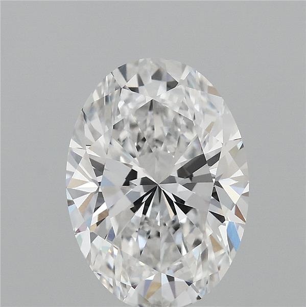 3.02ct Oval E VVS1 Lab Created Diamond