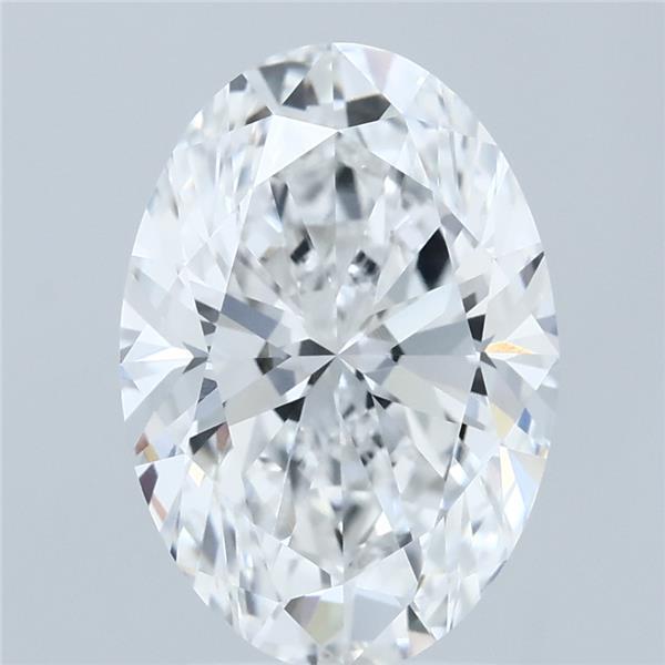 3.27ct Oval D VVS2 Lab Created Diamond