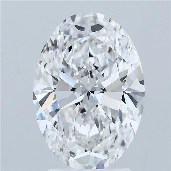 3.01ct Oval E VVS2 Lab Created Diamond