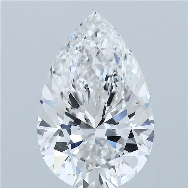 3.6ct Pear E VS1 Lab Created Diamond