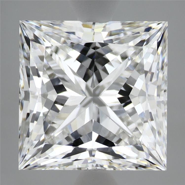 5.21ct Princess F VVS2 Lab Created Diamond