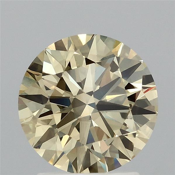 2.06ct Round FANCY YELLOW VS2 Lab Created Diamond