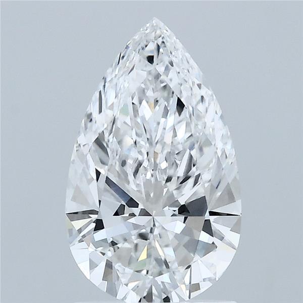 1.5ct Pear E VVS2 Lab Created Diamond