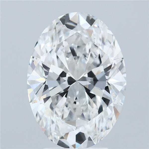 4.07ct Oval E VVS2 Lab Created Diamond