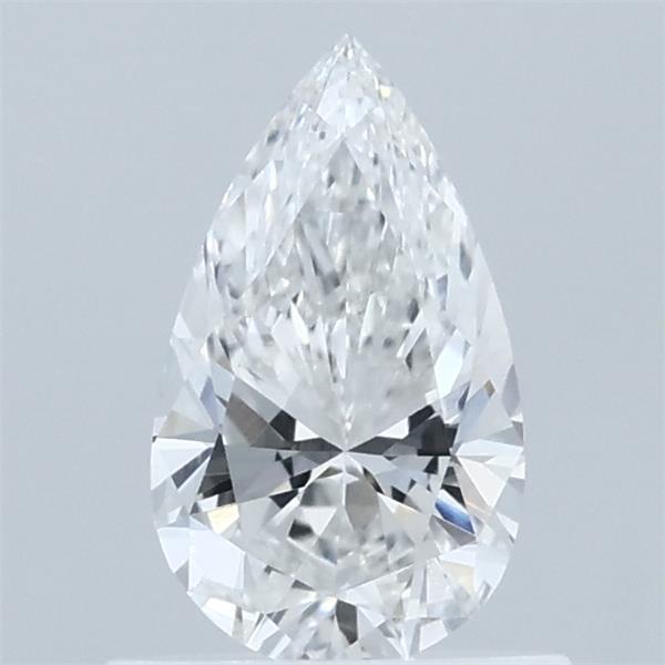 0.64ct Pear E VVS2 Lab Created Diamond