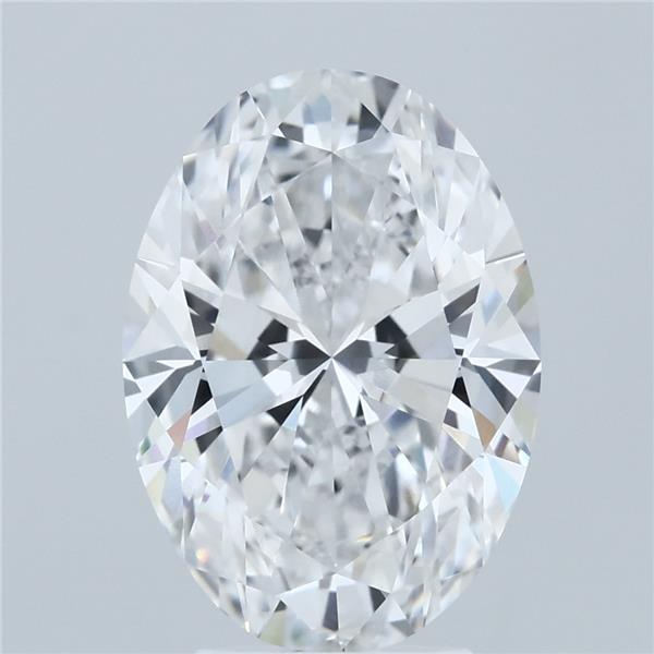4.03ct Oval D VVS2 Lab Created Diamond