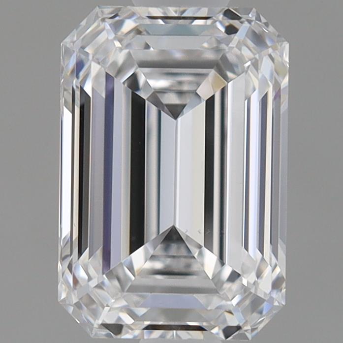 0.97ct Emerald D VS1 Lab Created Diamond
