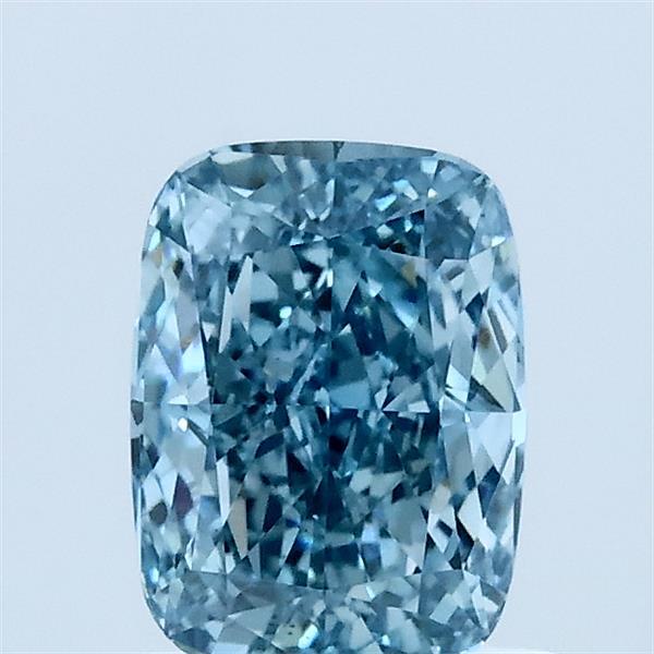 1.07ct Cushion FANCY VIVID BLUE VS1 Lab Created Diamond