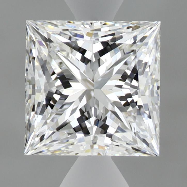 1.55ct Princess E VVS2 Lab Created Diamond