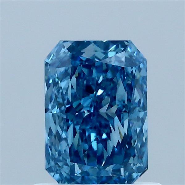 1.02ct Radiant FANCY VIVID BLUE VS1 Lab Created Diamond
